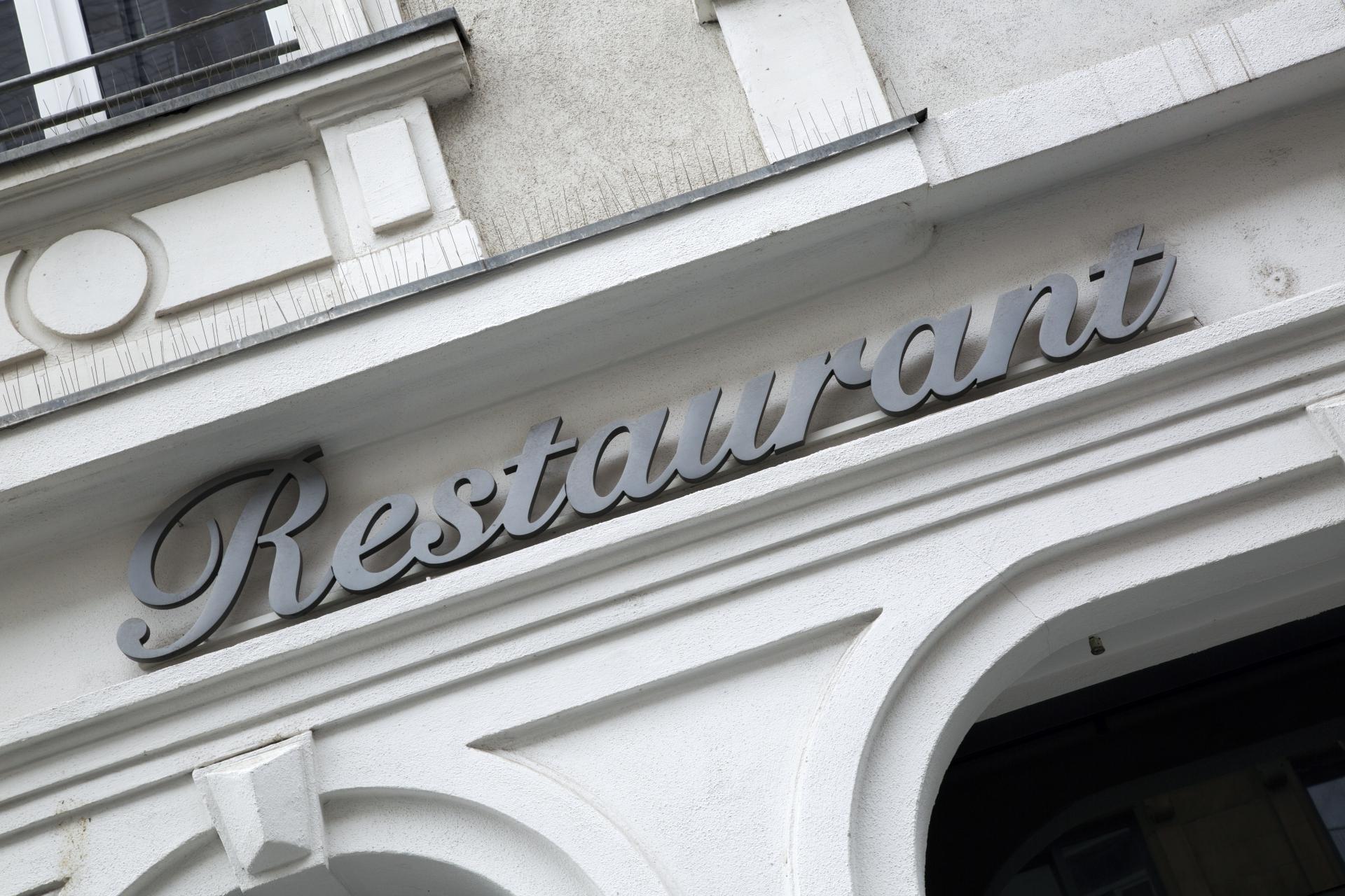 Outdoor Signage, Metal Sign Restaurant